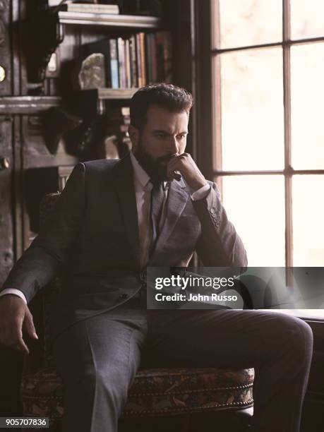 Actor Tom Cullen is photographed for Nobleman Magazine on September 13, 2017 in Los Angeles, California. PUBLISHED IMAGE.