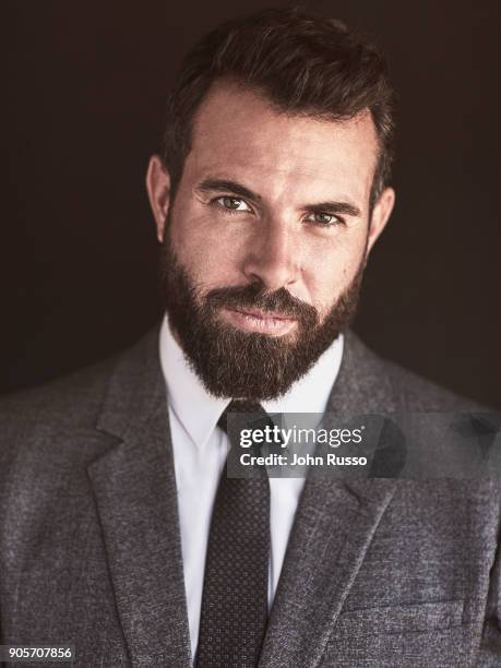 Actor Tom Cullen is photographed for Nobleman Magazine on September 13, 2017 in Los Angeles, California. PUBLISHED IMAGE.