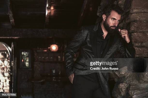 Actor Tom Cullen is photographed for Nobleman Magazine on September 13, 2017 in Los Angeles, California. PUBLISHED IMAGE.
