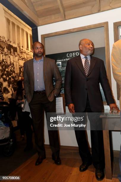 Bickerstaff and Bernie Bickerstaff participate in MLK Sports Legacy Award and a tour of the National Civil Rights Museum on January 14, 2018 at the...