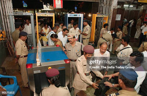 Security has been tightened after the train bomb blast at the Churchgate Station in Mumbai, Maharashtra, India