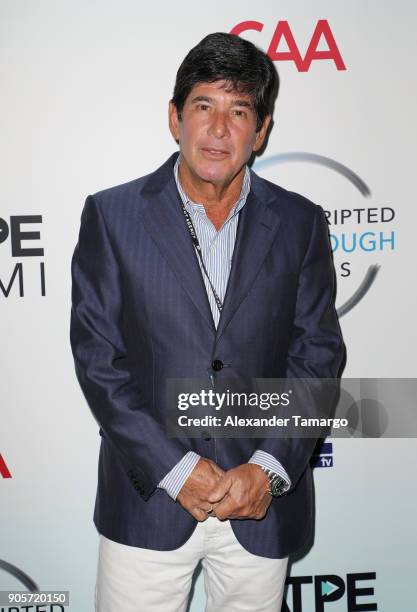 Robert Friedman is seen at NATPE Unscripted Breakthrough Awards Luncheon Ceremony on January 16, 2018 in Miami Beach, Florida.