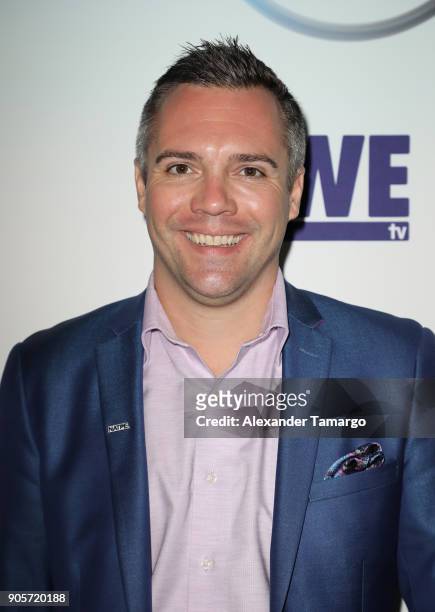 Nick Buzzell is seen at NATPE Unscripted Breakthrough Awards Luncheon Ceremony on January 16, 2018 in Miami Beach, Florida.