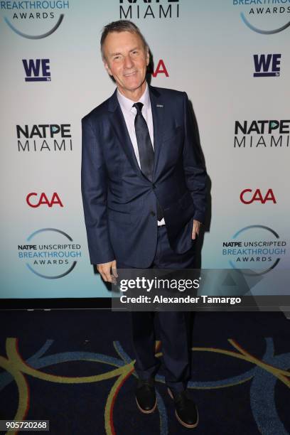 Bommell is seen at NATPE Unscripted Breakthrough Awards Luncheon Ceremony on January 16, 2018 in Miami Beach, Florida.