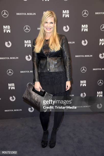 Verena Wriedt attends the Ewa Herzog show during the MBFW Berlin January 2018 at ewerk on January 16, 2018 in Berlin, Germany.