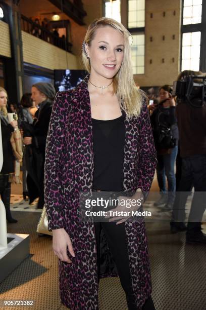 Anna Hofbauer attends the Ewa Herzog show during the MBFW Berlin January 2018 at ewerk on January 16, 2018 in Berlin, Germany.