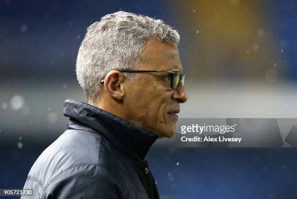 Keith Curle manager of Carlisle United looks on during The Emirates FA Cup Third Round Replay match between Sheffield Wednesday and Carlisle United...