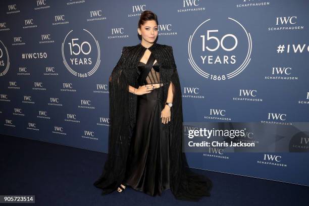 Kanika Kapoor attends the IWC Schaffhausen Gala celebrating the Maisons 150th anniversary and the launch of its Jubilee Collection at the Salon...
