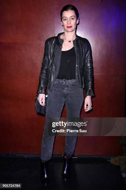 Aurelie Dupont attends the Palomo Spain Menswear Fall/Winter 2018-2019 show as part of Paris Fashion Week on January 16, 2018 in Paris, France.