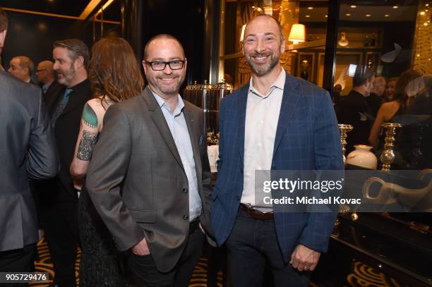 Lytro EVP of Product Development Tim Milliron and Lytro President and CEO Jason Rosenthal attend the Advanced Imaging Society 2018 Lumiere Technology...