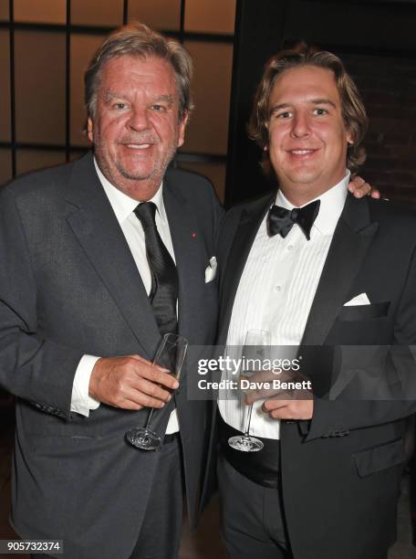 Johann Rupert and son Anton Rupert Jr attend the IWC Schaffhausen Gala celebrating the Maison's 150th anniversary and the launch of its Jubilee...