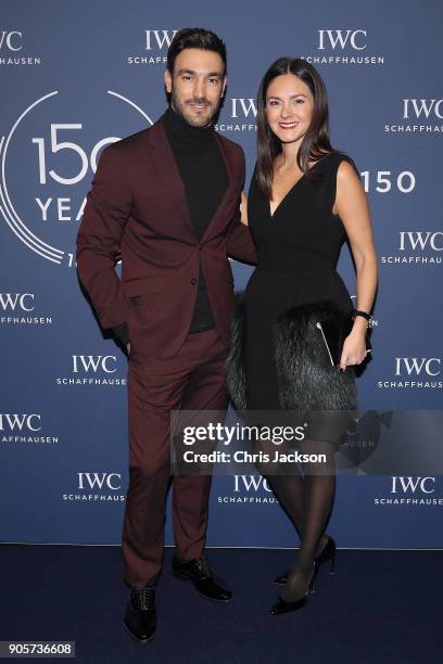 Christian Carabias and Brenda Diaz de la Vega attend the IWC Schaffhausen Gala celebrating the Maisons 150th anniversary and the launch of its...