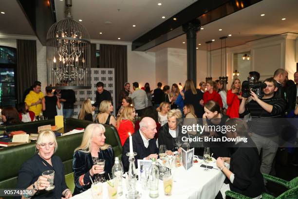 Atmosphere at the Riani After Show Party during the MBFW Berlin January 2018 at Grace Restaurant on January 16, 2018 in Berlin, Germany.