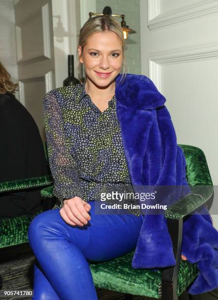 Actress Cheyenne Pahde attends the Riani After Show Party during the MBFW Berlin January 2018 at Grace Restaurant on January 16, 2018 in Berlin,...