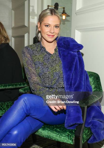Actress Cheyenne Pahde attends the Riani After Show Party during the MBFW Berlin January 2018 at Grace Restaurant on January 16, 2018 in Berlin,...