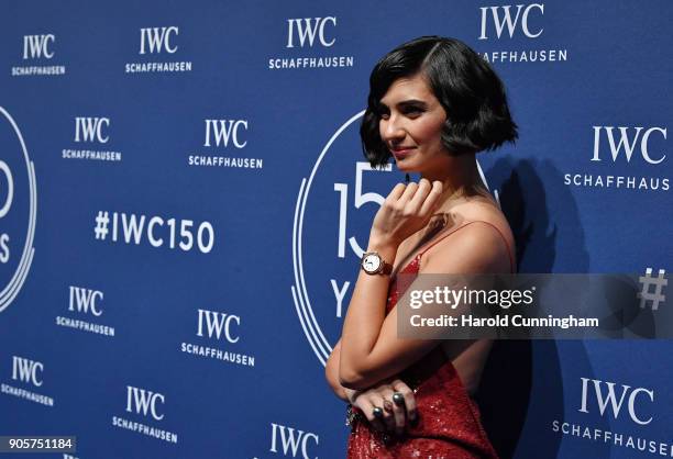 Tuba Buyukustun attends the IWC Schaffhausen Gala celebrating the Maisonís 150th anniversary and the launch of its Jubilee Collection at the Salon...