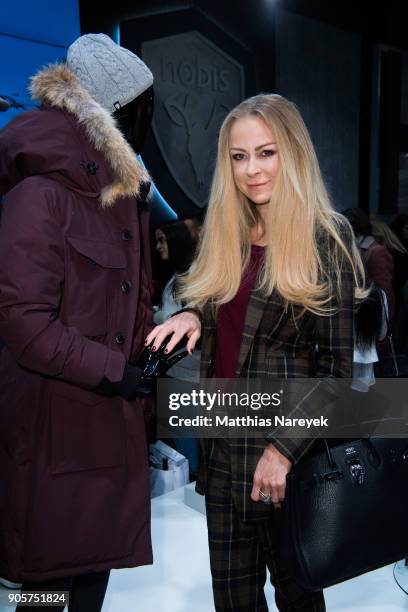 Jenny Elvers during the Nobis Cocktail at Premium Berlin on January 16, 2018 in Berlin, Germany.