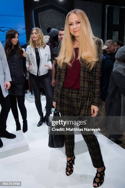 Jenny Elvers during the Nobis Cocktail at Premium Berlin on January 16, 2018 in Berlin, Germany.