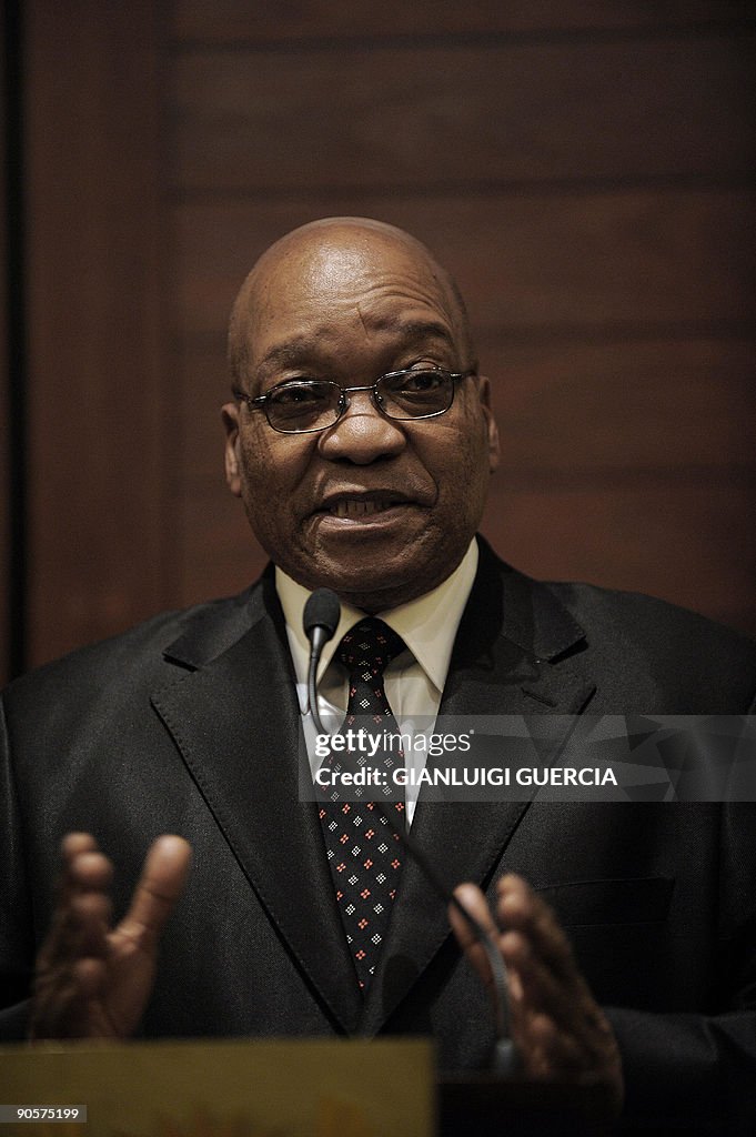 President Jacob Zuma of South Africa spe