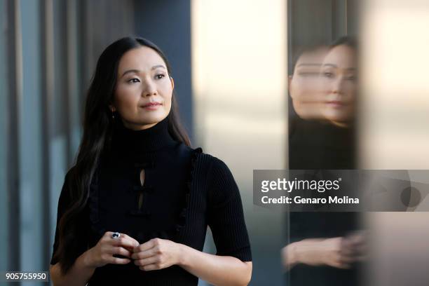 Actress Hong Chau is photographed for Los Angeles Times on October 27, 2017 in Hollywood, California. PUBLISHED IMAGE. CREDIT MUST READ: Genaro...