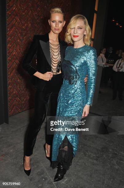 Karolina Kurkova and Cate Blanchett attend the IWC Schaffhausen Gala celebrating the Maison's 150th anniversary and the launch of its Jubilee...