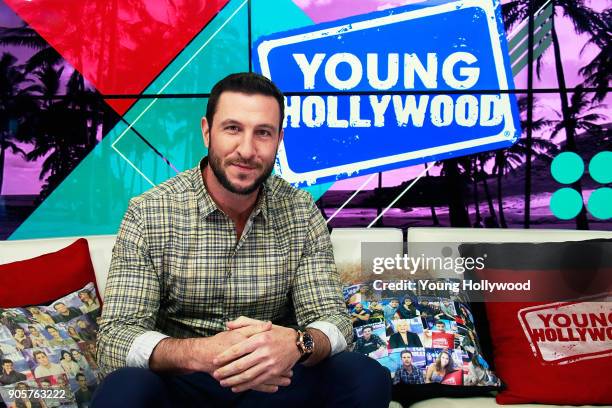 Pablo Schreiber visits the Young Hollywood Studio on January 16, 2017 in Los Angeles, California.