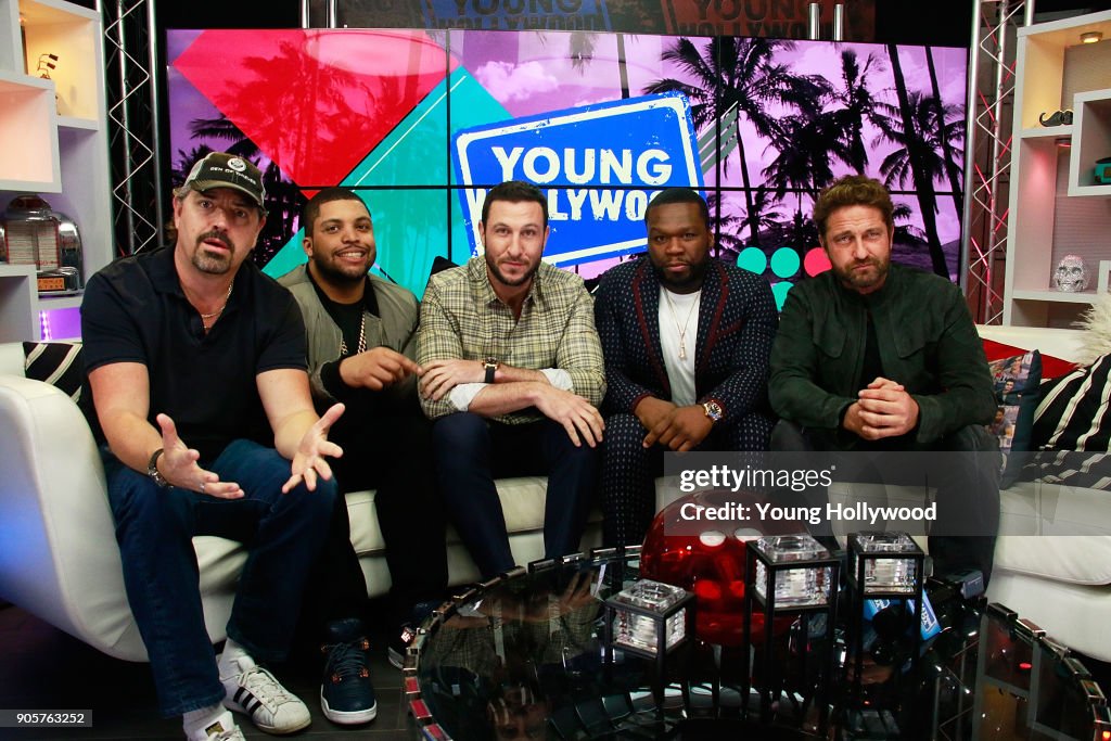 "Den Of Thieves" Cast Visit Young Hollywood Studio