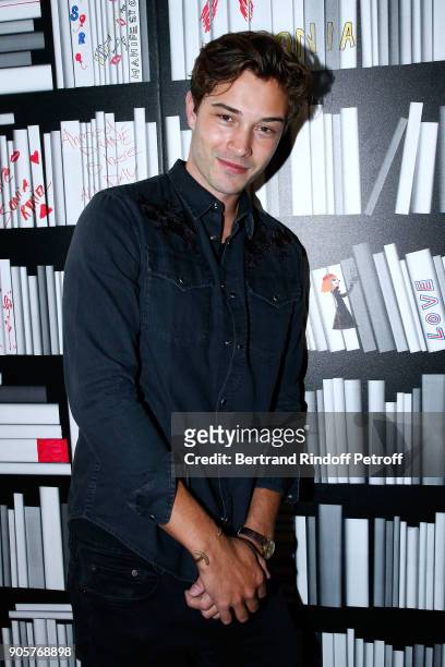 Model Francisco Lachowski attends the Manifesto Sonia Rykiel - 5Oth Birthday Party at the Flagship Store Boulevard Saint Germain des Pres on January...