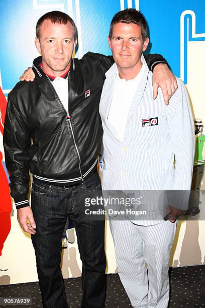 Guy Richie and Nick Love attend 'The Firm' UK premiere held at the Vue West End on September 10, 2009 in London, England.