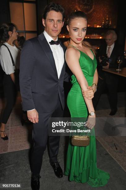 James Marsden and Xenia Tchoumi attend the IWC Schaffhausen Gala celebrating the Maison's 150th anniversary and the launch of its Jubilee Collection...