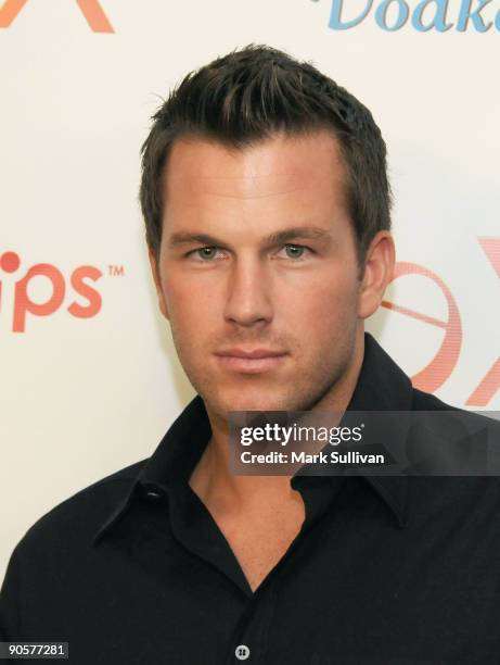 Actor Doug Reinhardt arrives at the Los Angeles premiere of a new TV pilot "Rex" at Cinespace on June 8, 2009 in Hollywood, California.