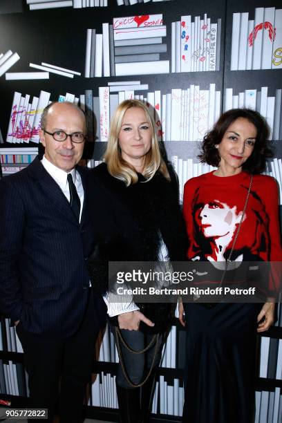 Of Sonia Rykiel, Jean-Marc Loubier, Artistic Director at Sonia Rykiel Julie de Libran and Nathalie Rykiel attend the Manifesto Sonia Rykiel - 5Oth...