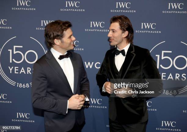 James Marsden and Fabian Cancellara attend the IWC Schaffhausen Gala celebrating the Maisons 150th anniversary and the launch of its Jubilee...