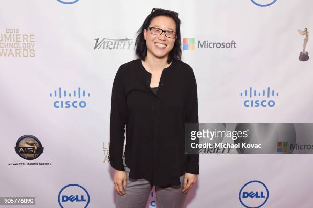 Legendary Entertainment's JoAnne Kim attends the Advanced Imaging Society 2018 Lumiere Technology Awards Featuring The Distinguished Leadership...