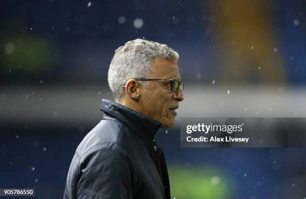 Keith Curle manager of Carlisle United looks on during The Emirates FA Cup Third Round Replay match between Sheffield Wednesday and Carlisle United...
