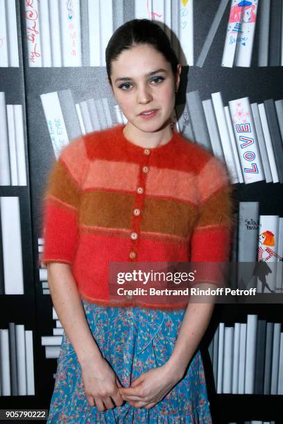 Actress Juliette Lamet attends the Manifesto Sonia Rykiel - 5Oth Birthday Party at the Flagship Store Boulevard Saint Germain des Pres on January 16,...