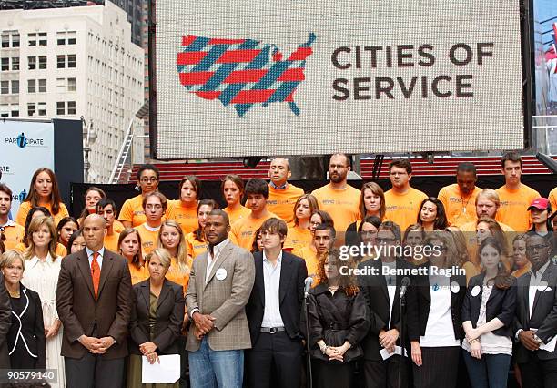 Judith Rodin, Caroline Kennedy, Mayor Cory Booker, Katie Couric, Tyler Perry Ashton Kutcher, Bernadette Peters, Tim Daly, Christine Baranski,...