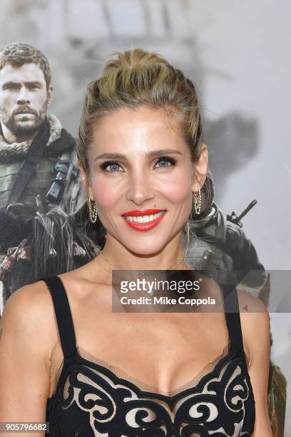 Actress Elsa Pataky attends the "12 Strong" World Premiere at Jazz at Lincoln Center on January 16, 2018 in New York City.