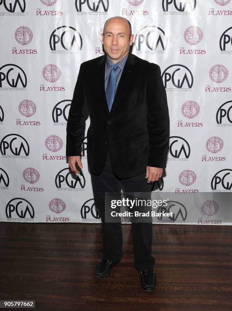 Miles Dale attends the 2018 Producers Guild Award Nominees New York Celebration at The Players Club on January 16, 2018 in New York City.