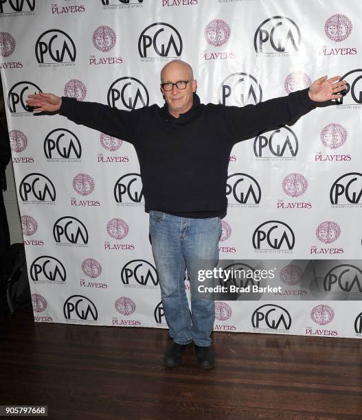 Alex Gibney attends the 2018 Producers Guild Award Nominees New York Celebration at The Players Club on January 16, 2018 in New York City.