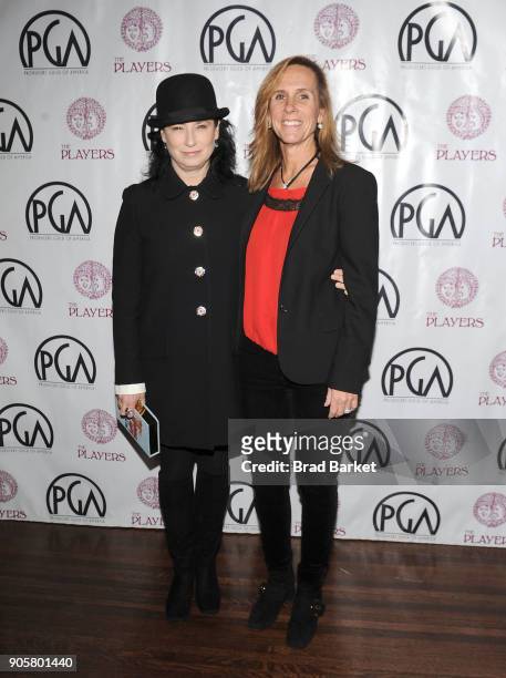 Amy Sherman-Palladino attends the 2018 Producers Guild Award Nominees New York Celebration at The Players Club on January 16, 2018 in New York City.