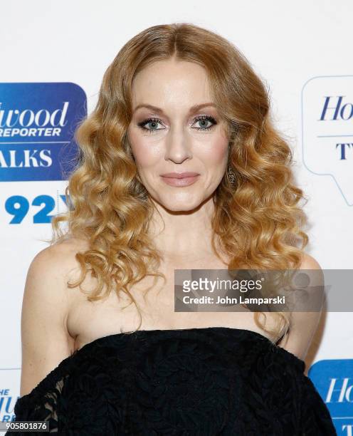 Jennifer Ferrin attends the Hollywood Reporter TV Talks & 92Y Present: HBO's "Mosaic" on January 16, 2018 in New York City.