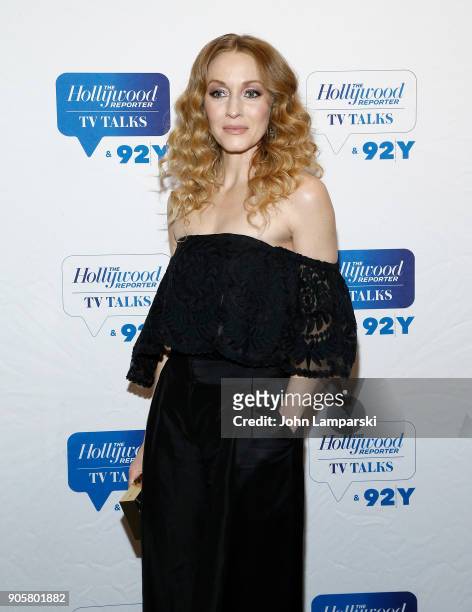 Jennifer Ferrin attends the Hollywood Reporter TV Talks & 92Y Present: HBO's "Mosaic" on January 16, 2018 in New York City.