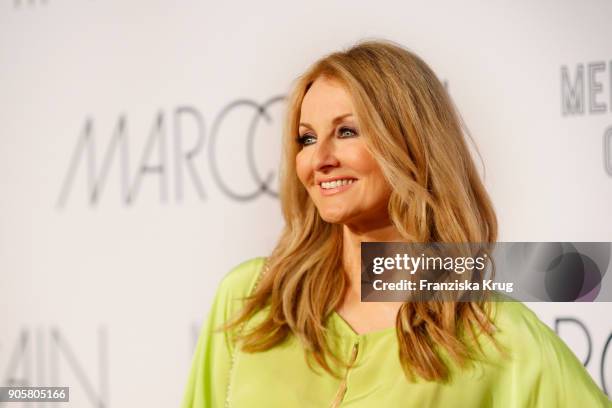 Frauke Ludowig during the Marc Cain Fashion Show Berlin Autumn/Winter 2018 at metro station Potsdamer Platz on January 16, 2018 in Berlin, Germany.