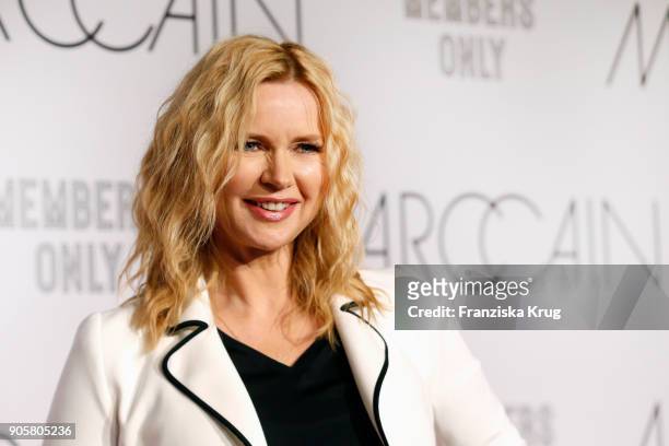 Veronica Ferres during the Marc Cain Fashion Show Berlin Autumn/Winter 2018 at metro station Potsdamer Platz on January 16, 2018 in Berlin, Germany.