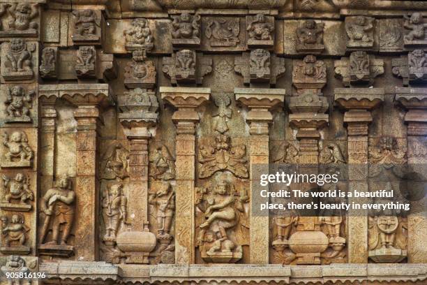 sculpture on the walls of someshwara temple - ramayana stock pictures, royalty-free photos & images