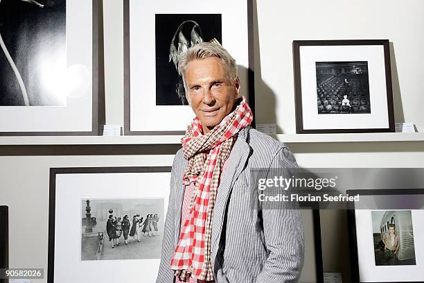 Designer Wolfgang Joop attends his vernissage at Lumas on September 10, 2009 in Berlin, Germany.