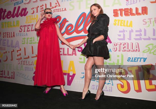 Katy Perry and Stella McCartney attend Stella McCartney's Autumn 2018 Collection Launch on January 16, 2018 in Los Angeles, California.