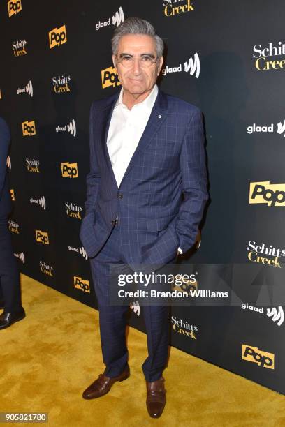 Actor Eugene Levy attends the premier of Pop TV's "Schitt's Creek" season 4 at ArcLight Hollywood on January 16, 2018 in Hollywood, California.