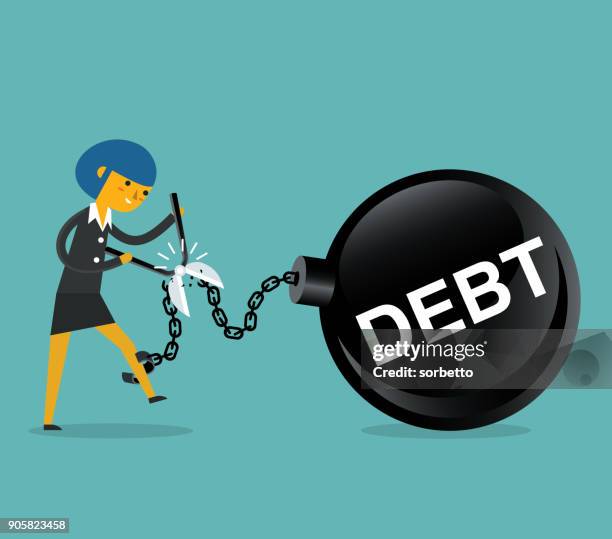 ilustraciones, imágenes clip art, dibujos animados e iconos de stock de libertad financiera - empresaria - libertad financiera
